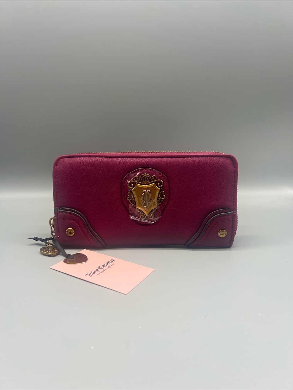 Juicy couture juicy romance gusset zip around wallet